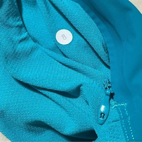 Lululemon Trail Bound 1/2 Zip Blue Tropics Long Sleeve Size 8 - Picture 13 of 13